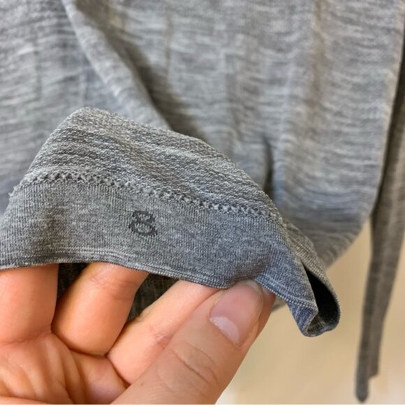Lululemon Swiftly Tech Long Sleeve Grey Size 8 - Picture 4 of 5